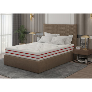 Saltea Cu Memorie  Memory Hypoallergenicmed Antibacteria 140X200, Înălțime 18 Cm, Antibacterii, Husă 3D Detașabilă, Fermitate Medie