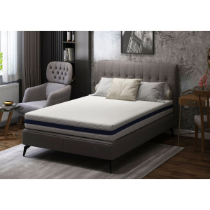 Saltea Cu Memorie  Optimax Memory 140X200, Inaltime 18Cm, Husa 3D Detasabila Si Lavabila, Rulata, Cu Manere, Fermitate Medie