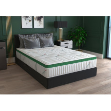 Saltea Cu Arcuri Hypoallergenicmed Primo Protect 160X200, Înălțime 23 Cm, Ortopedică, Husă Tratament Antialergic,  Fermitate Mediu-Tare, Sistem Aerisire 3D