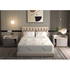 Saltea Cu Arcuri Pocket Hypoallergenicmed® Safe Relax Horeca 140X200, Înălțime 25 Cm, Ortopedică, Husă Tratament Antialergic, Fermitate Mediu-Tare