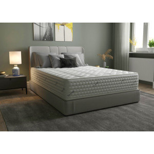 Saltea Cu Arcuri Pocket Somnomed Comfort Fit Horeca 140X200, Înălțime 30 Cm, Spumă Cu Memorie, Husa Tratament Antiacarieni, Fermitate Mediu-Tare