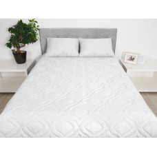 Pilota De Vară 180X200  Belina, Microfibra, Lavabila La Masina, Vidata, Alb