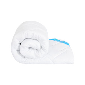 Pilota De Iarna Antiacarieni, Somnomed, Microfibra Alba, 200X220, Umplutura Groasa De Iarna, 400 Gsm