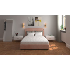 Saltea Cu Spumă Poliuretanică 7 Zone  120X200, Înălțime 17 Cm, Ortopedică, Husă Detașabilă Cu Fermoar, Fermitate Medie