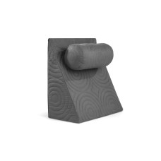 Perna Relax Tv 60X68X30Cm, Ortopedica Pentru Citit, Antireflux, Cu Husa Detasabila, Confortabila Si Rezistenta La Spalari Multiple La 40 Grade, Gri