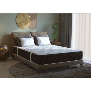 Saltea Cu Arcuri Pocket  2Face Confort 120X200, Inaltime 22 Cm, Manere, Fermitate Medie