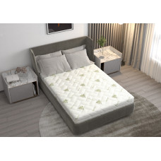 Saltea Cu Spumă Poliuretanică  Fermimax Aloe Vera 140X200, Înălțime 15 Cm, Anatomică, Husă Lavabilă Și Detașabilă Cu Fermoar, Fermitate Ridicată