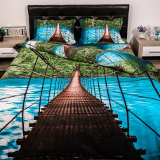 Lenjerie De Pat Digital Print 3D (Bridge)