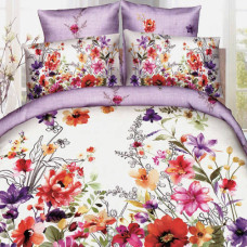Lenjerie De Pat Digital Print 3D (Spring Flowers) LenjeriiAleCasei