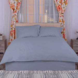 Lenjerie Pat Damasc Policoton (Gri) - - King Size