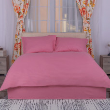 Lenjerie Pat Damasc Policoton (Pink) - - Două Persoane