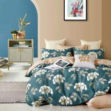 Lenjerie De Pat Percalle Imprimat (Prc23) - King Size 4 Piese