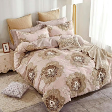 Lenjerie De Pat Percalle Imprimat (Prc50) - King Size 6 Piese