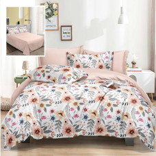 Lenjerie De Pat Elegance 6 Piese Cu Cearșaf (Lec15)