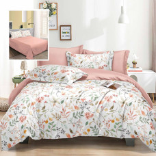 Lenjerie De Pat Elegance 6 Piese Cu Cearșaf (Lec17) LenjeriiAleCasei