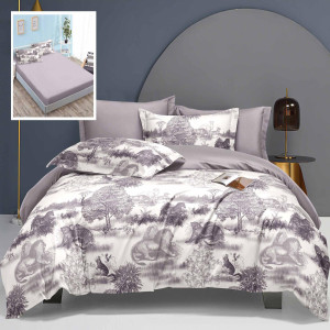 Lenjerie De Pat Elegance 6 Piese Cu Husă (Leh10)
