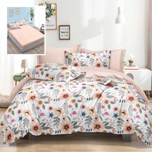 Lenjerie De Pat Elegance 6 Piese Cu Husă (Leh15)