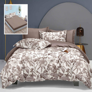 Lenjerie De Pat Elegance 6 Piese Cu Husă (Leh4)