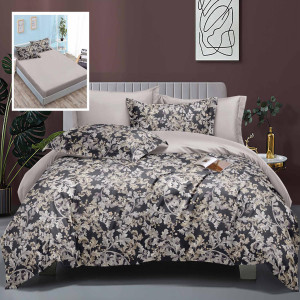 Lenjerie De Pat Elegance 6 Piese Cu Husă (Leh9)