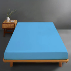 Husa Pat Jerse 100% Bumbac (Albastru) - 140X200Cm LenjeriiAleCasei