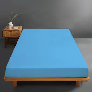 Husa Pat Jerse 100% Bumbac (Albastru) - 140X200Cm LenjeriiAleCasei