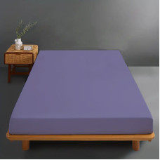 Husa Pat Jerse 100% Bumbac (Lila) - 90X200Cm LenjeriiAleCasei
