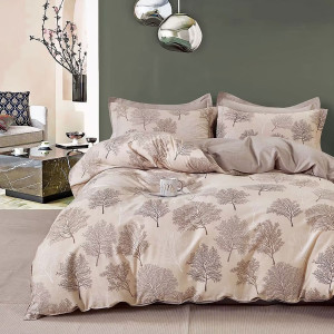 Lenjerie De Pat Percalle Imprimat (Prc100) - King Size 4 Piese