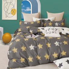 Lenjerie De Pat Percalle Imprimat (Prc121) - King Size 6 Piese LenjeriiAleCasei