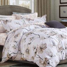 Lenjerie De Pat Percalle Imprimat (Prc69) - King Size 6 Piese