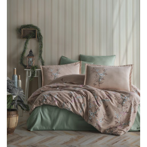 Lenjerie De Pat Satin Clasy King Size (Barleta)