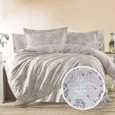 Lenjerie De Pat Creponata 100% Bumbac (Crep1) - King Size