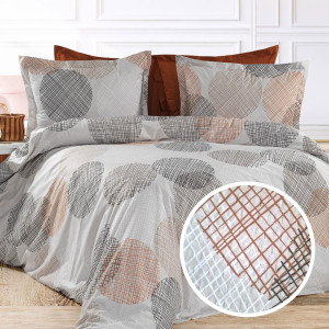 Lenjerie De Pat Creponata 100% Bumbac (Crep11) - Două Persoane