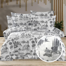Lenjerie De Pat Creponata 100% Bumbac (Crep20) - Două Persoane LenjeriiAleCasei