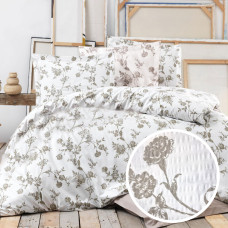 Lenjerie De Pat Creponata 100% Bumbac (Crep3) - King Size LenjeriiAleCasei