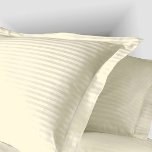 Față Pernă Damasc 100% Bumbac - Crem - Large (70Cm X 70Cm)