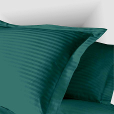 Față Pernă Damasc 100% Bumbac - Verde Petrol - Large (70Cm X 70Cm) LenjeriiAleCasei