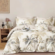 Lenjerie De Pat Percalle Imprimat (Prc131) - King Size 4 Piese