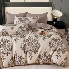 Lenjerie De Pat Percalle Imprimat (Prc138) - King Size 6 Piese Cu Husă