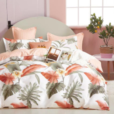 Lenjerie De Pat Percalle Imprimat (Prc144) - King Size 6 Piese