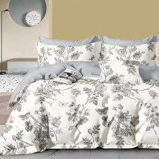 Lenjerie De Pat Percalle Imprimat (Prc155) - King Size 6 Piese Cu Husă