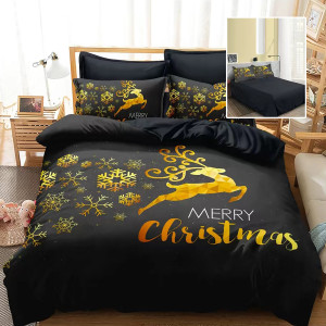 Lenjerie Pat Finet 3D 6 Piese Craciun F-Xmas53