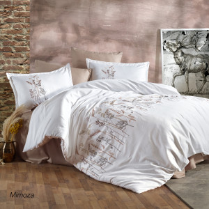 Lenjerie De Pat Satin Brodat 6 Piese (Mimoza)