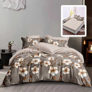 Lenjerie Finet 6 Piese Cu Husă - 160X200 Și 180X200 (Amalia-Vh)