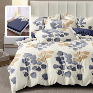 Lenjerie Finet 6 Piese Cu Husă - 160X200 Și 180X200 (Andra-Vh)