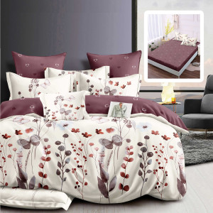 Lenjerie Finet 6 Piese Cu Husă - 160X200 Și 180X200 (Carma-Vh)