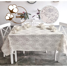Față De Masă Antimurdărire 100% Bumbac - 160Cm X 320Cm