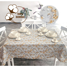 Față De Masă Antimurdărire 100% Bumbac - 160Cm X 320Cm