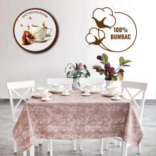 Față De Masă Antimurdărire 100% Bumbac - 160Cm X 320Cm