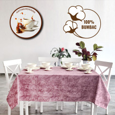 Față De Masă Antimurdărire 100% Bumbac - Diametru 140Cm