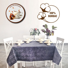 Față De Masă Antimurdărire 100% Bumbac - Diametru 140Cm